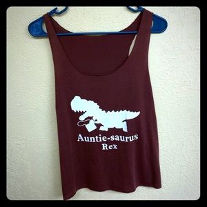 Marring auntie-saurus Rex tank